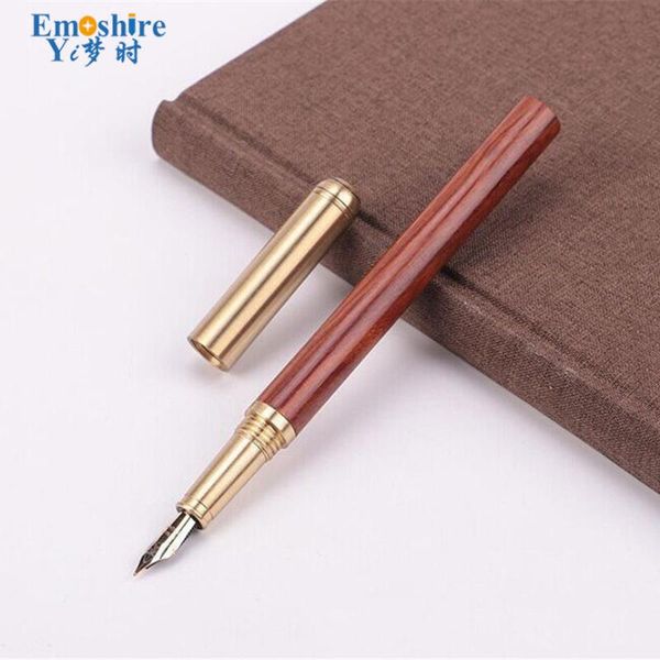 

ballpoint pens fountain pen quality brass signature student business gifts for writing supplies customizable logo p543, Blue;orange