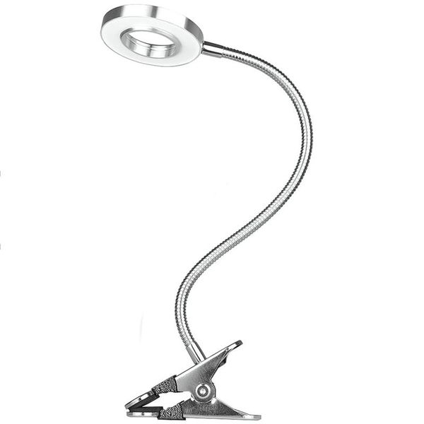 

compact mirrors 5w led clip on light/reading light/bed light, 2-level brightness & 2 color,eye-caring lamp for makeup mirror,desk, bedsi