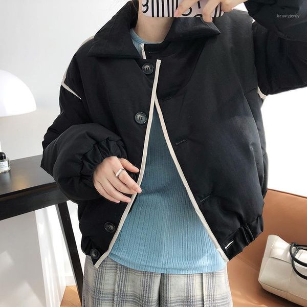 

women's down & parkas winter jackets jacket female 2021 women coat, Black