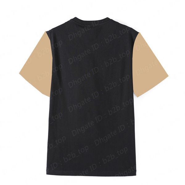 

spring summer men's t-shirts designer luxury t-shirt womens t shirt london england classic letter print checked grid short sleeve casua, White;black