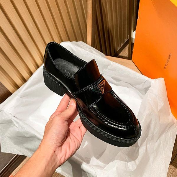 

dress shoes women girls thick heels woman black brand ladies round toe female slip on fashion oxford soft