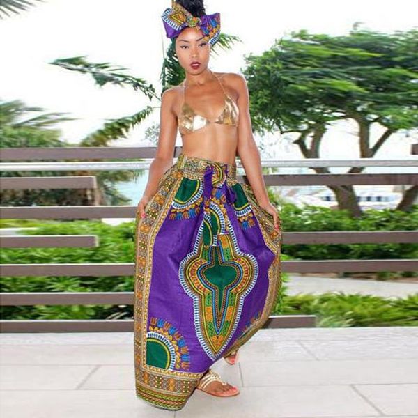 

ethnic clothing boho print party off shoulder wax beach dress african 100% cotton dashiki women dresses, Red