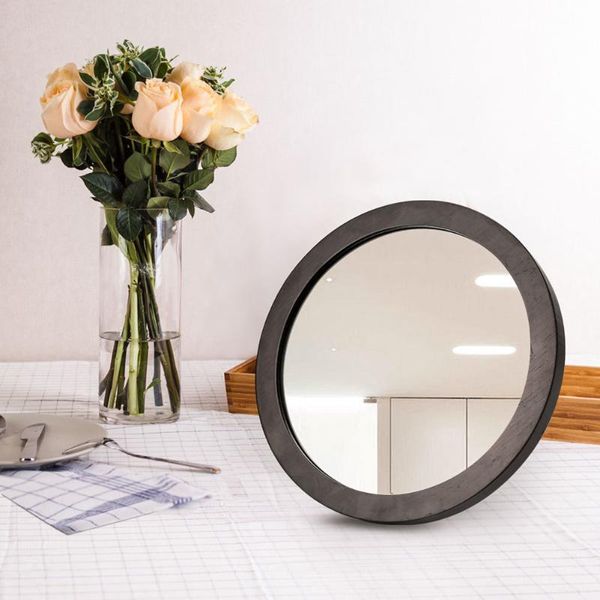 

compact mirrors moon mirror lamp make-up round moonlight wall decor bedside gift bedroom bathroom home room decoration small night light