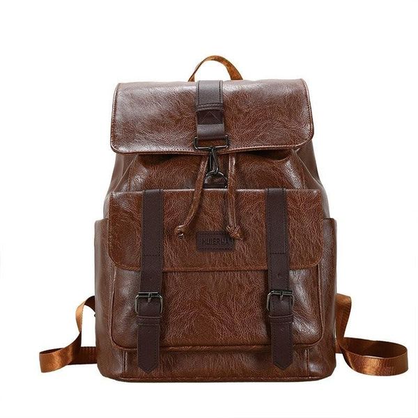 

fashion women's men's backpack pu leather travel backpacks college students school bags for girls boys mochila