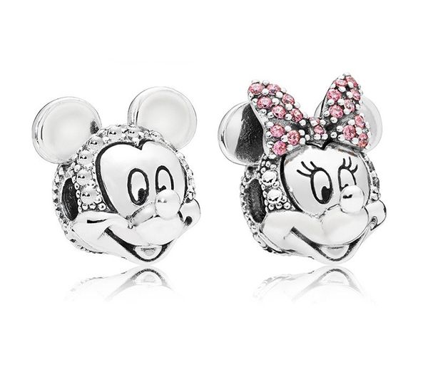 

fits pandora biagi bracelets 20pcs boy girl miki silver safety anti-drop-clip buckle charm bead ser beads for wholesale diy european sterlin, Black