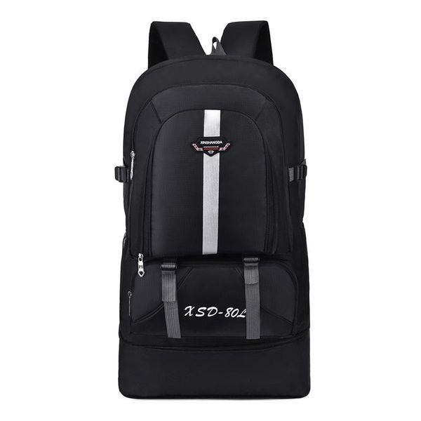 

backpack 80l reflective strip hiking waterproof men outdoor camping sports bags man climbing backpacks mountaineering travel bag