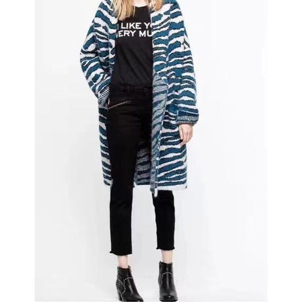 

women's knits & tees women sweater leopard mohair wool fluffy knit cardigan, White