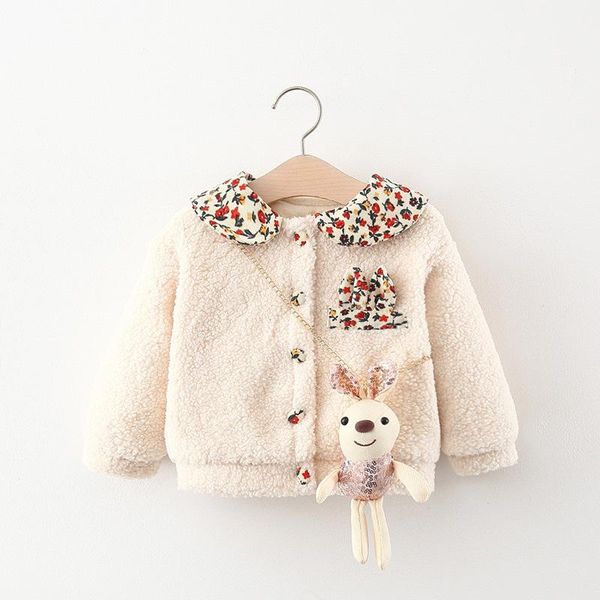 

down coat winter born baby girl clothes outfit lamb wool outerwear for toddler girls cloth 1 year birthday christmas cotton coats, Blue;gray