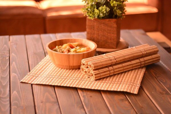 

mats & pads bamboo placemat 6 pieces quality table service presentation