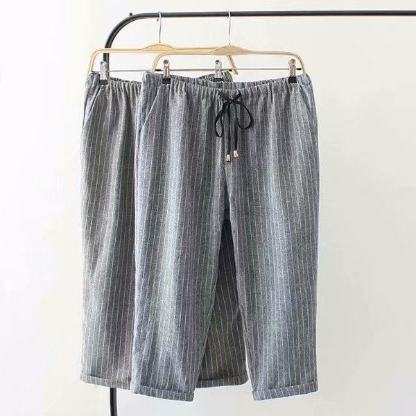 

women's pants & capris 2021 plus size casual harem summer women clothing fashion loose cotton and linen trousers e2-637, Black;white