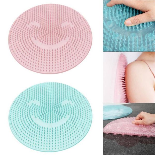 

silicone bath shower back brush massager foot dead skin anti skid pad mats
