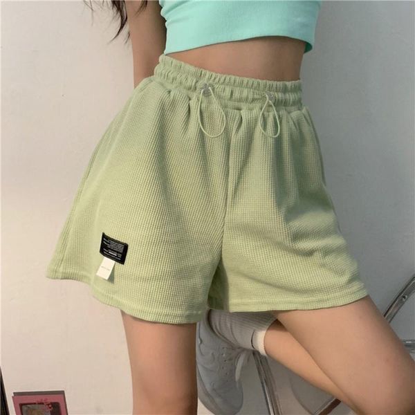 

women's shorts casual women tracksuit 2021 fashion solid y2k summer home clothes loose short pants, White;black