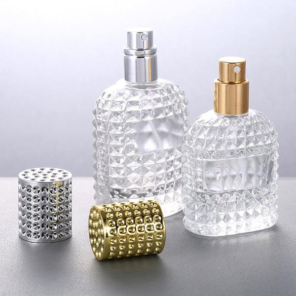 

storage bottles & jars 30ml/50ml colorful empty atomizer glass bottle spray refillable for perfume essential oil travel promoti