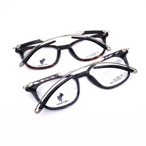 

fashion sunglasses frames belight optiacl acetate glasses chinese traditonal trim arm men women prescription eyeglasses retro optical frame, Black