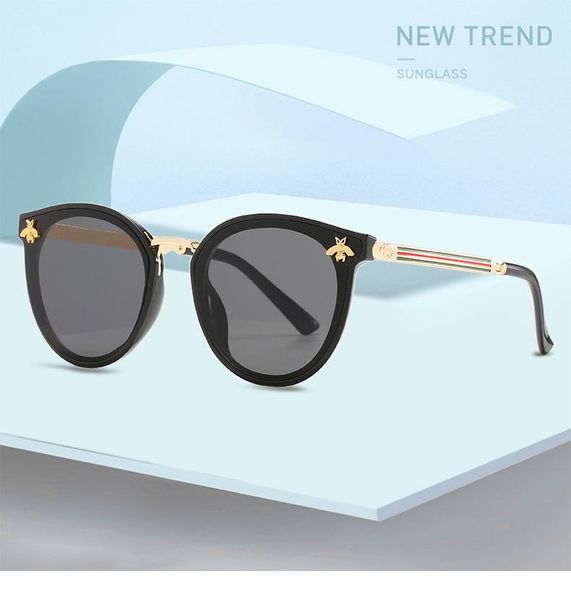 

sunglasses 2021 oversized women cateye retro glasses for feminino, White;black