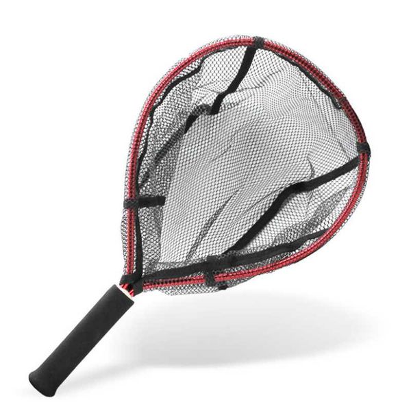 

fishing accessories non-slip net, aluminum alloy pole, three-color durable eva handle, net