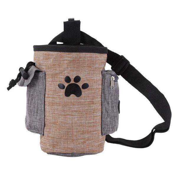 

pet feed pocket pouch portable detachable dog training treat bags with trash bag hole puppy snack reward waist car seat covers