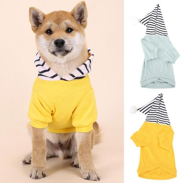 

dog apparel soft texture lovely cute pet hoodie costume lightweight fashionable accessories