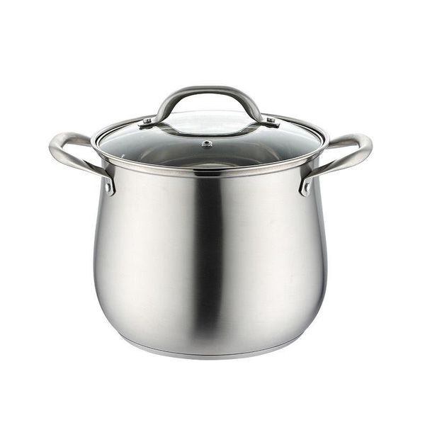 

pans stainless steel soup pot porridge cooker induction gas universal high kitchen pots and ceramic