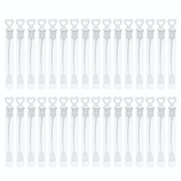 

50pcs ove heart bubbe wand soap botte tube wedding gifts for guests birthday party decoration pies baby shower kids toy