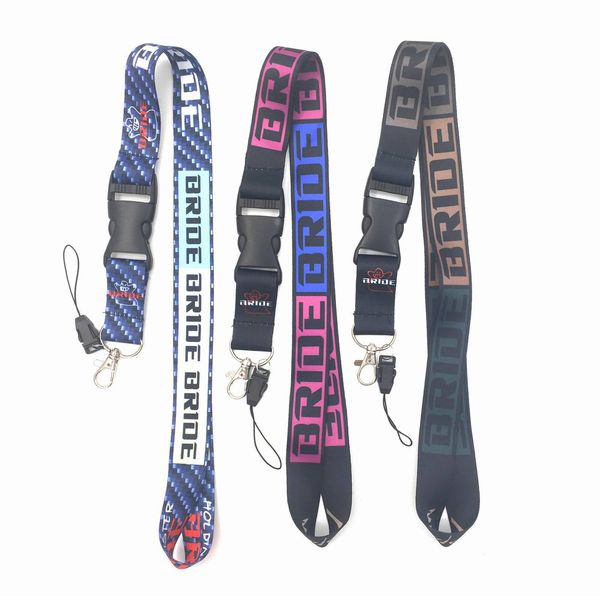 Sport Style Key Lanyard Strap Portachiavi per auto Carta d'identità per ufficio Passaporto Palestra Cinghie per cellulare Portachiavi Porta badge Accessori per zaino da uomo