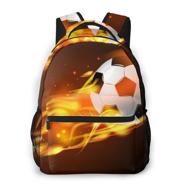 

school bags for teenagers boys bag boy soccer ball fire students book satchels