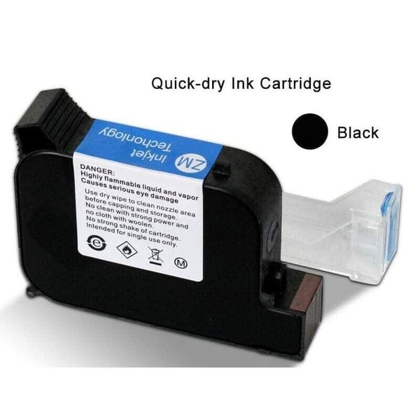 

25.4mm inkjet printer cartridge batch code number date handheld ink printers