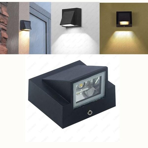 

wall lamps 5w 10w modern simple creative outdoor waterproof lamp led courtyard gate terrace balcony garden light