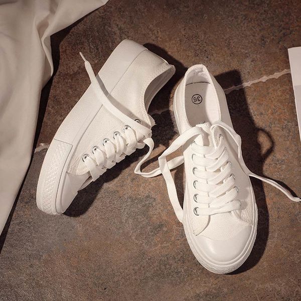 

dress shoes tÃªnis casual feminino de lona com cadarÃ§o, calÃ§ado cadarÃ§o branco, para estudantes, primavera e verÃ£o muyf, Black