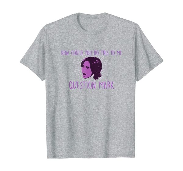 

how could you do this to me question mark t-shirt, White;black