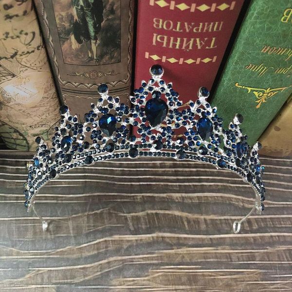 

hair clips & barrettes bridal headwear luxury shiny rhinestone crown sweet princess accessories wedding headband, Golden;silver