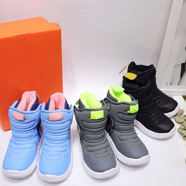

children's sports shoes warm snow boots non slip running fashion soft soled