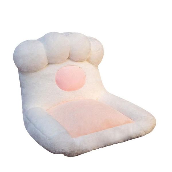 

cushion/decorative pillow cat cushion - cute reversible seat soft warm plush lazy sofa office pad relieves back tailbo