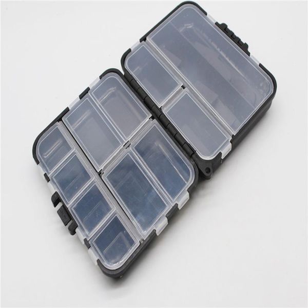 

fishing accessories 12 compartments storage case box lure spoon hook bait tackle small accessory square fishhook plastic