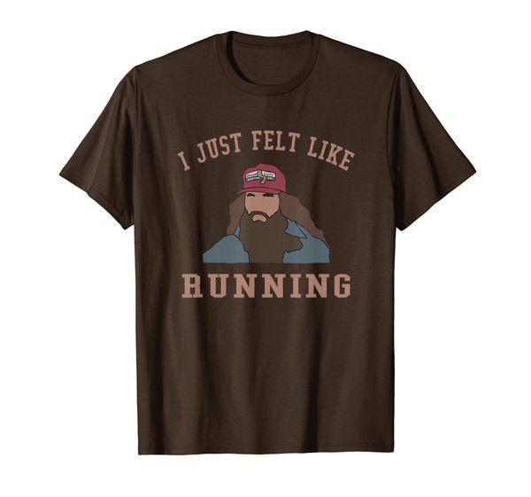 

i just felt like running shirts funny runners shirt, White;black