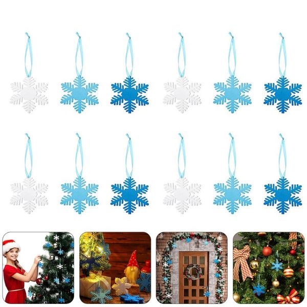

christmas decorations 30pcs snowflake hanging garden diy
