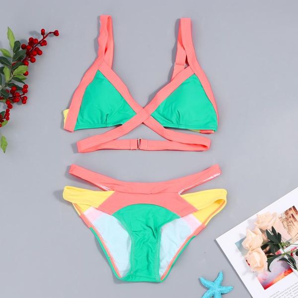 

women's swimwear high waist bikinis 2021 women push up swimsuits solid brazilian bikini set ribbed biquini strap swim bathing suits, White;black