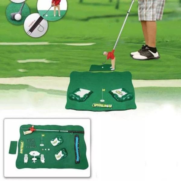 

mini indoor golf player pack rigorous test realistic parent-children interaction toy educational sports toys complete set of clubs