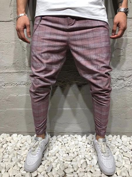 

plaid jogger men's overalls daily black/camouflage pants with pockets