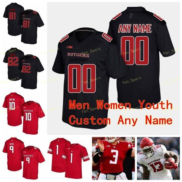 

ncaa college jerseys rutgers scarlet knights 87 john guaimano 88 kenny britt 9 tyler hayek 95 justin davidovicz 6 mohamed sanu custom footba, Black