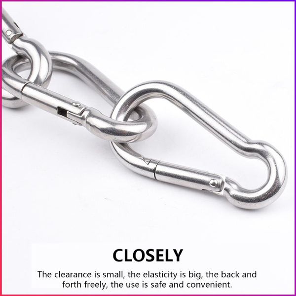 

cords, slings and webbing 5pcs safety buckle climbing button carabiner camping hiking hook bearing
