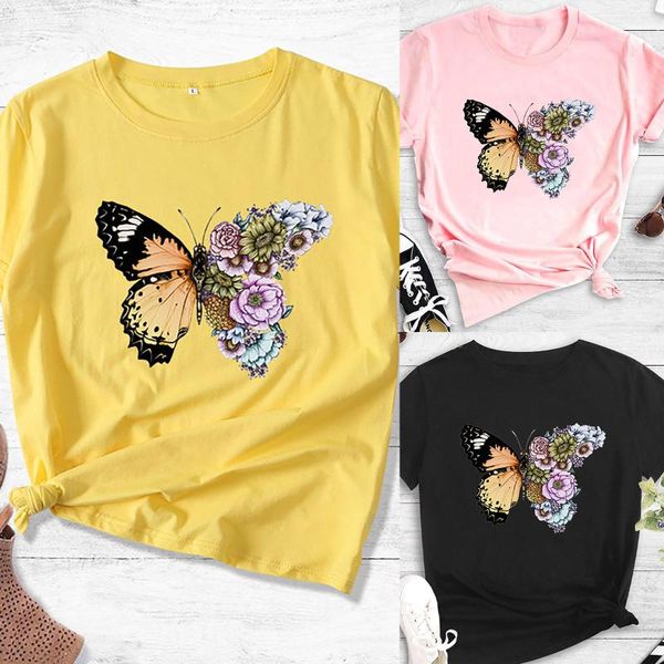 

women summer tshirt ropa mujer round neck t shirt plus size printed attractive design pretty fashion t-shirts fft women's t-shirt, White