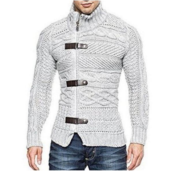 

Men's Sweaters BDLJ Cardigans Coats Men Autumn Winter Sweatercoat Fashion Solid Casual Warm Knitting Jumper Sweater Male N504, White;black