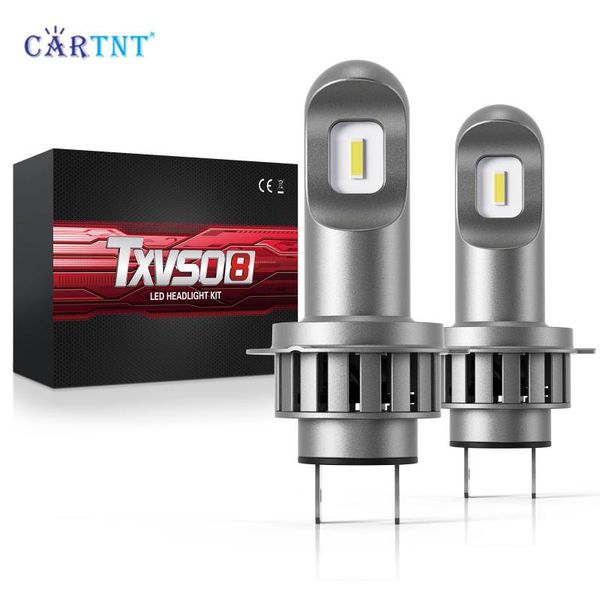

cartnt super bright h7 led lights for car mini 6000k headlight 200w bulb universal zes lamps automobiles luces para auto headlights