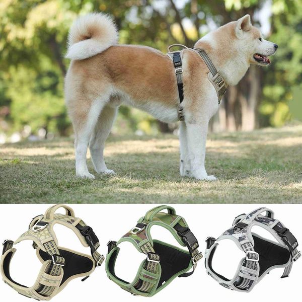 

dog collars & leashes pet supplies chest straps harnesses vest adjustable sports vertical traction breathable reflective handle