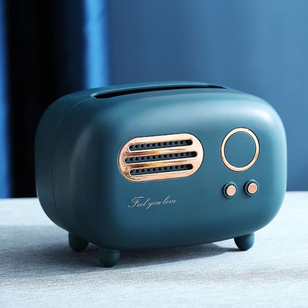 

tissue boxes & napkins cute creative radio shaped pumping box paper holder case home n58a