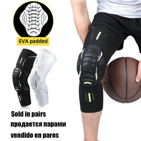 

elbow & knee pads huyida plus size pad compression sleeve support with eva anticollision foam padded for running basketball workout protecto, Black;gray