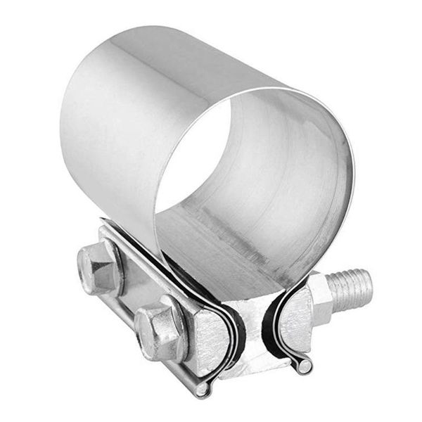 

manifold & parts stainless steel 2.5 inch 63mm clamp exhaust pipe bujoint sleeve band