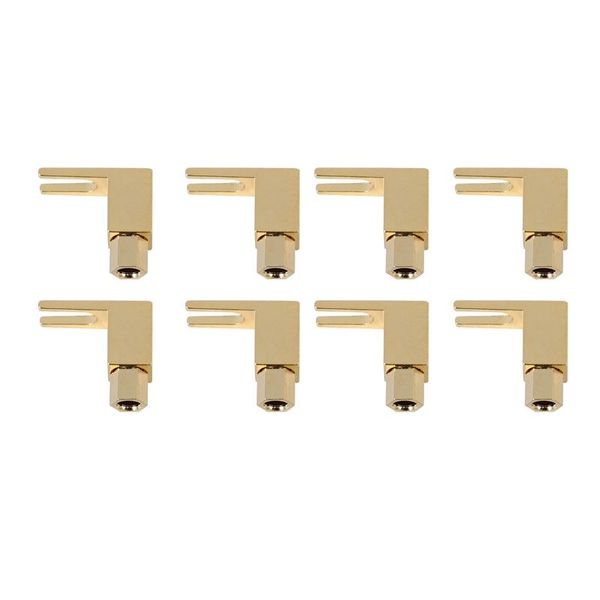 

smart power plugs 8 pcs total hi-end banana to spade adapter plug/speaker cable connector [wy-yp01-8/spade de l/8]