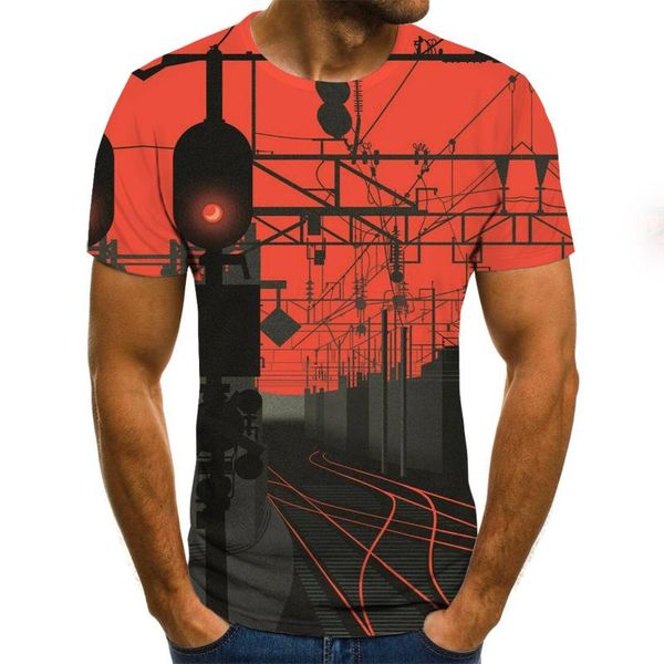 

men's t-shirts summer t shirt men streetwear o neck short sleeve tees punk style male clothes casual 3d print tshirt hip-hop, White;black